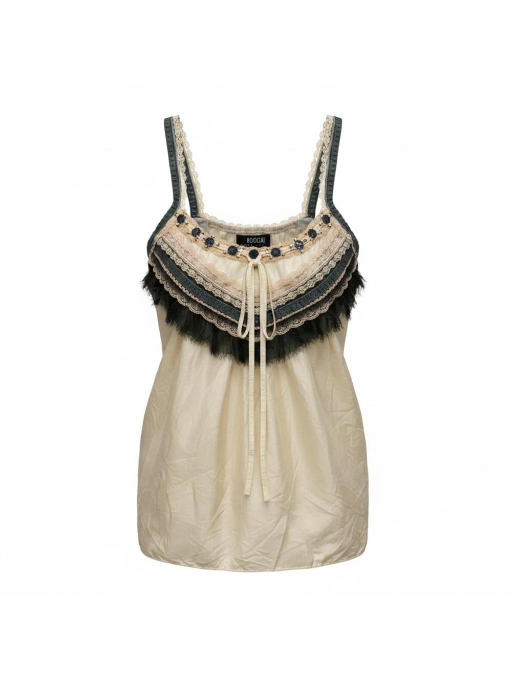 Morgan de Toi silk camisole top